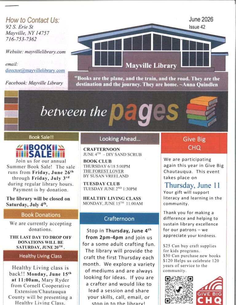 June Calendar and Newsletter